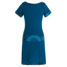 Vishes - Damen Sommerkleid Kurzarm Jersey-Kleid...