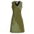 Vishes - Asymmetrisches Damen Sommer Kleid Baumwoll-Keid Shirt-Kleider olive 40