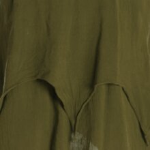 vishes Zipfelkleid aus Baumwolle Leichtes Strandkleid olive 40