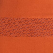 Vishes - Damen Longshirt Kleid kurzarm Mini-Kleid Sommer-Kleid T-Shirtkleid dunkelorange 36