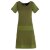 Vishes - Damen Longshirt Kleid kurzarm Mini-Kleid Sommer-Kleid T-Shirtkleid olive 36
