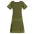 Vishes - Damen Longshirt Kleid kurzarm Mini-Kleid Sommer-Kleid T-Shirtkleid olive 36