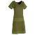 Vishes - Damen Longshirt Kleid kurzarm Mini-Kleid Sommer-Kleid T-Shirtkleid olive 36