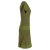 Vishes - Damen Longshirt Kleid kurzarm Mini-Kleid Sommer-Kleid T-Shirtkleid olive 42