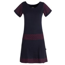 Vishes - Damen Longshirt Kleid kurzarm Mini-Kleid...