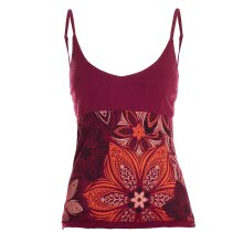 Vishes Sommer Top Damen Hemdchen Träger Floral...