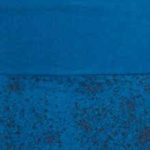 Vishes Damen Mini-Rock Baumwolle Blumen-Muster breiter Bund zum Schnüren mit Taschen türkis 42