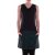 Vishes Damen Midi-Kleid Baumwolle Blumen-Muster Wasserfall-Ausschnitt schwarz 42