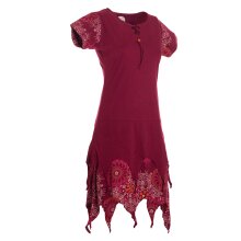 Vishes Zipfelkleid Damen Kurzarm Bedruckt Jersey...