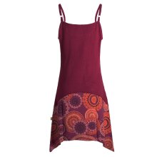 vishes Sommerkleid asymmetrisch dunkelrot M