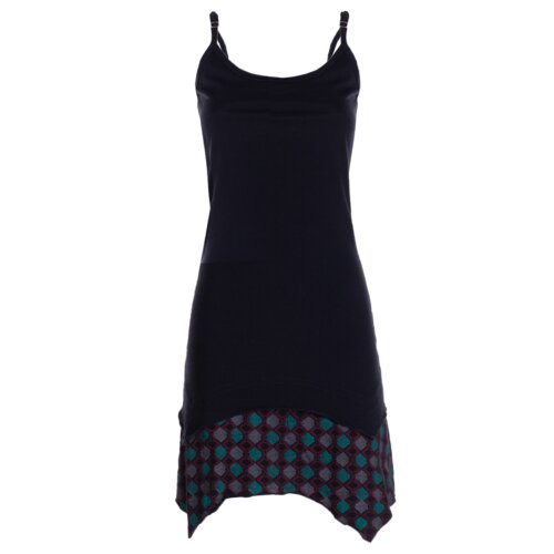 vishes Sommerkleid Trägerkleid schwarz 36