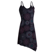 Vishes - Damen Sommer-Kleider Spagettiträger-Kleid Zipfel-Kleid Mini-Kleid schwarz 42