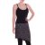 Vishes Sommerkleid Damen Asymmetrisch Träger Bedruckt Jersey Boho schwarz 48