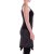 Vishes Sommerkleid Damen Asymmetrisch Träger Bedruckt Jersey Boho schwarz 48