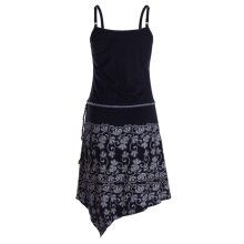 Vishes Sommerkleid Asymmetrisch Bedruckt Geflochtener...