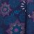 Vishes Mini kurzarm Baumwolle Sommerkleid Mandalas Hippie dunkelblau 42