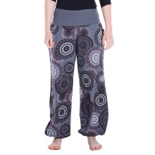 Vishes Sommer Haremshose Pluderhose mit breitem Bund und...