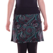 Vishes Damen Mini-Rock Baumwolle Mandala-Muster extra...