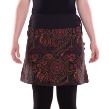 Vishes Damen Mini-Rock Baumwolle Mandala-Muster extra...