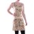 Vishes Damen mittellanges Kleid Baumwolle Paisley Patchwork-Design