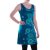 Vishes Damen mittellanges Kleid Baumwolle Paisley Patchwork-Design türkis 38