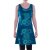 Vishes Damen mittellanges Kleid Baumwolle Paisley Patchwork-Design türkis 40