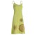 Vishes - Damen Sommer-Kleider Mini-Kleid Jersey-Kleid Spagettiträger-Kleid hellgrün 34