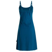 Vishes - Damen Sommer-Kleider Mini-Kleid Jersey-Kleid Spagettiträger-Kleid türkis 42