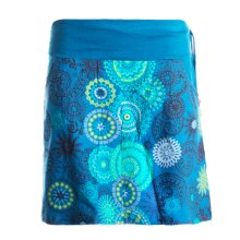 Vishes - Kurzer Damen Baumwoll-Rock Taschen-Rock...