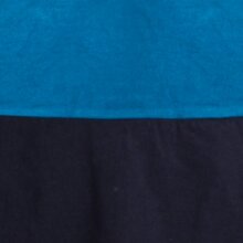 Vishes Damen Mini-Rock Baumwolle Blumen-Muster extra breiter Bund mit Kordel-Zug und Taschen mit Stickerei schwarz 42