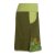 Vishes Damen Mini-Rock Baumwolle Blumen-Muster extra breiter Bund mit Kordel-Zug und Taschen mit Stickerei olive 32--34