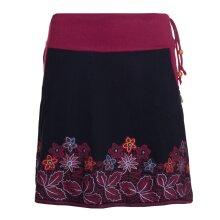 Vishes Damen Mini-Rock Baumwolle Blumen-Muster extra...