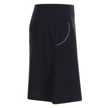 Vishes - Kurzer Damen Baumwoll-Rock Taschen-Rock Mini-Röcke Blume des Lebens schwarz 42