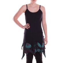 Vishes Damen Kleid Baumwolle Paisley asymmetrisch...