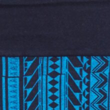 Vishes Damen Mini-Rock Baumwolle Blumen-Muster Drawstring-Bund mit Taschen schwarz 36