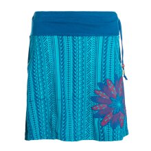 Vishes Damen Mini-Rock Baumwolle Blumen-Muster...