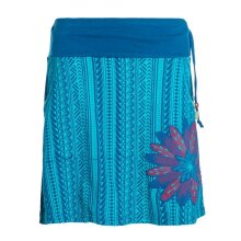 Vishes Damen Mini-Rock Baumwolle Blumen-Muster...