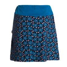 Vishes Damen Mini-Rock Baumwolle Blumen-Muster Bund zum...