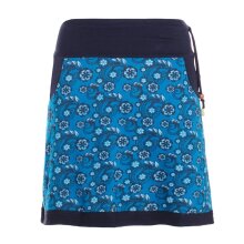 Vishes Damen Mini-Rock Baumwolle Blumen-Muster...