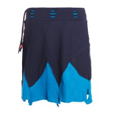 Vishes Damen Mini-Rock Baumwolle Patchwork Design extra...