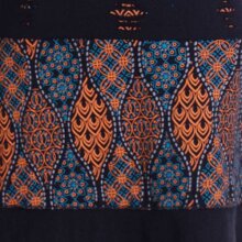 vishes Kleid Cutwork schwarz M