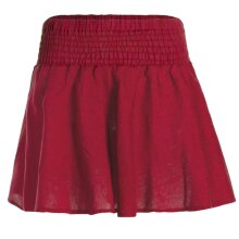 Vishes Damen Mini-Rock Baumwolle Casual elastischer Bund...