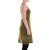 Vishes Damen mittellanges Kleid Baumwolle Geometrisch A-Linie olive 40
