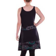 Vishes Damen mittellanges Kleid Baumwolle Geometrisch...