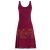 vishes Sommerkleid Hippie dunkelrot 42