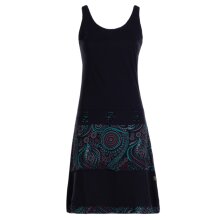 vishes Sommerkleid Hippie schwarz 48