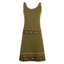 Vishes Sommerkleid Damen Trägerkleid Jersey Ethno...