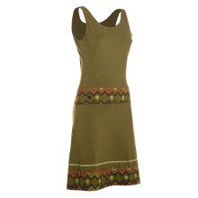 Vishes Sommerkleid Damen Trägerkleid Jersey Ethno...