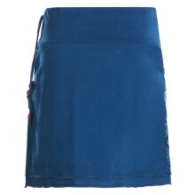 Vishes Damen Mini-Rock Baumwolle Mandala-Muster breiter Bund zum Schnüren mit Taschen türkis 36