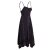 vishes Hippie Kleid Sommerkleid Lagenlook schwarz 40